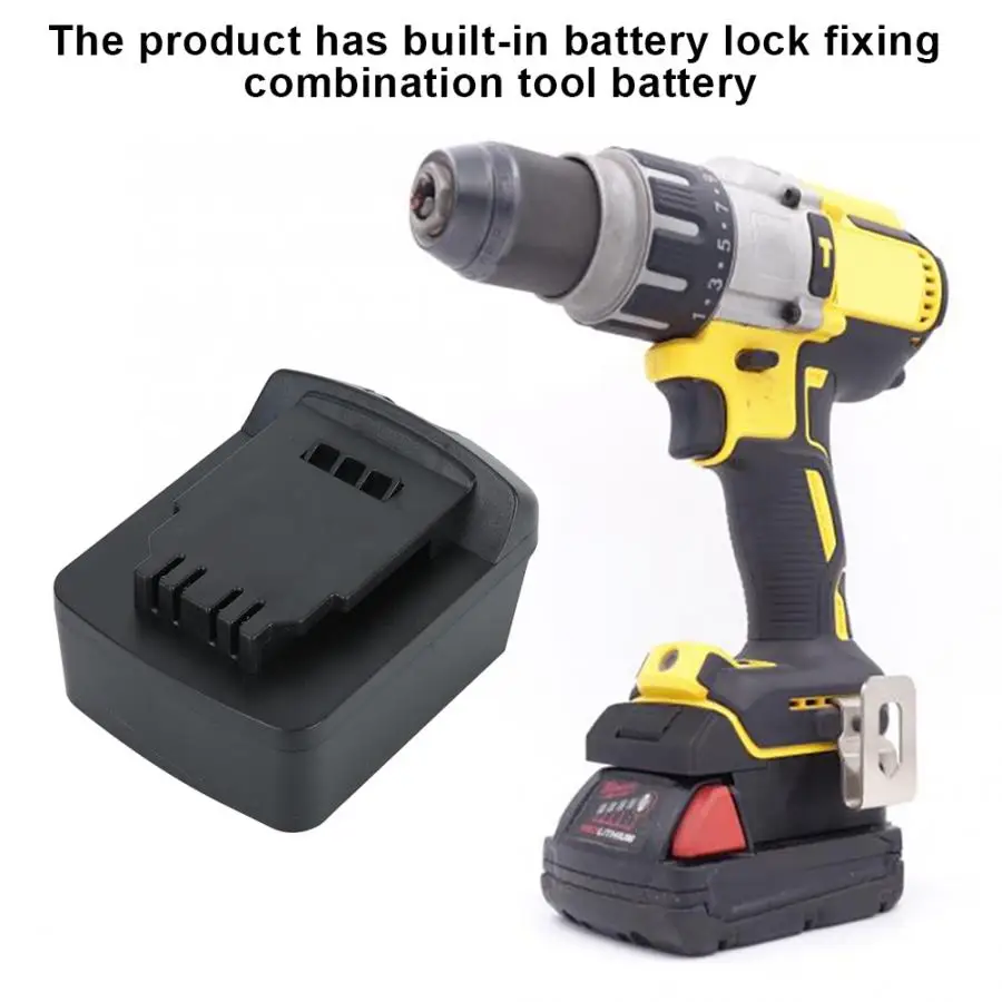 

For Milwaukee M18 Lithium Battery Power Adapter Applicable for 18V / 20V Series Power Tools