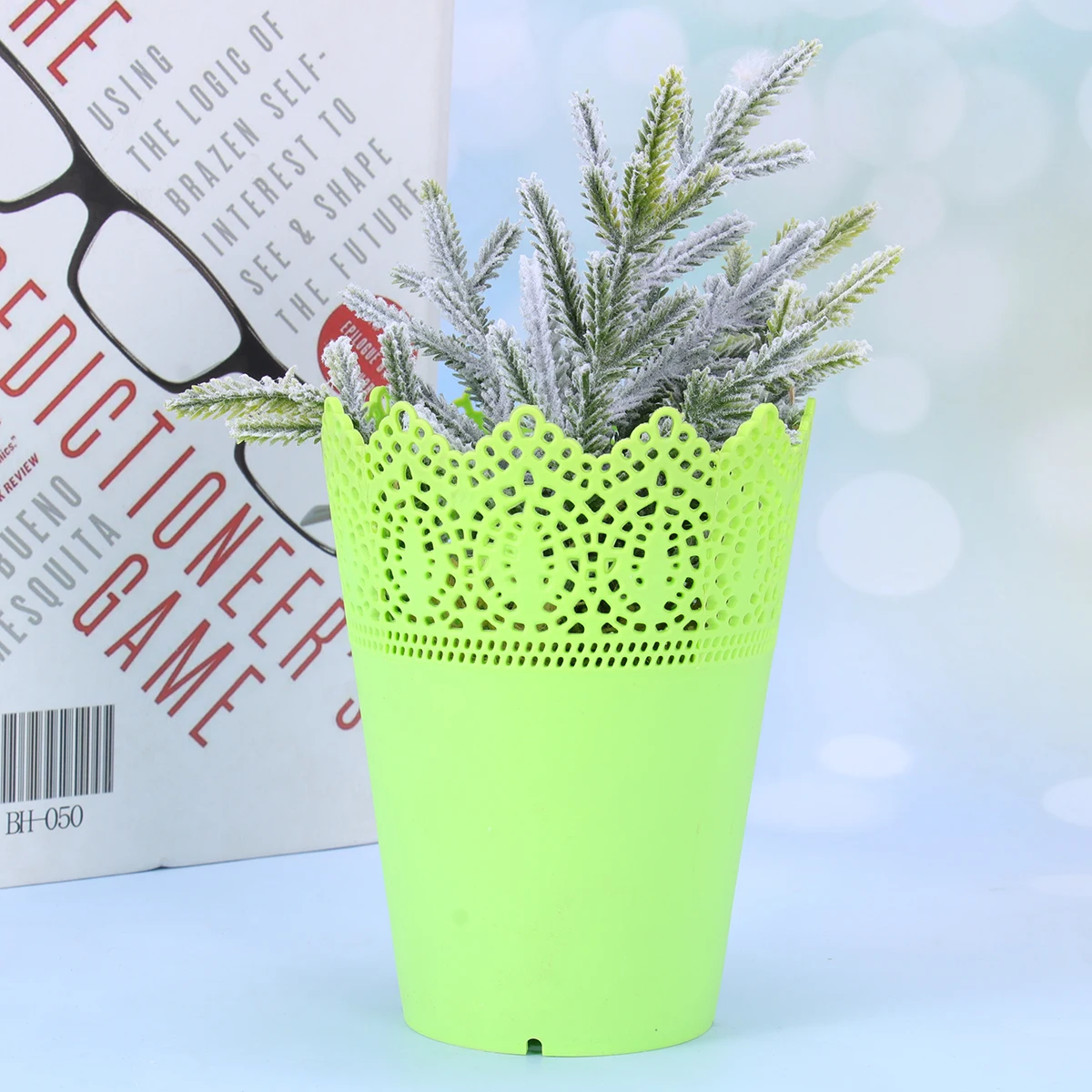 Flower Pot Planter Garden Flower Plant Pots Desk Storage Holder Organizer Yellow