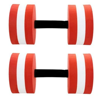 

2 Pcs Floating Water Dumbbell EVA Floating Dumbbell Durable Fashion Barbell Suitable for Ladies and Men Aerobics Workout