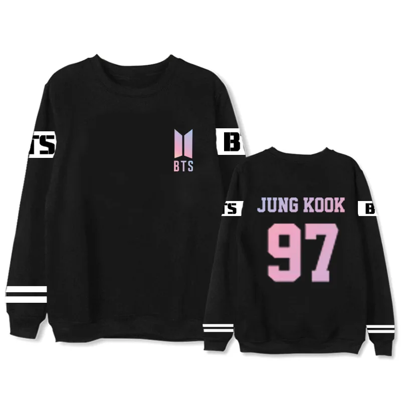 BTS сопутствующие товары, толстовка с длинным рукавом, вырез лодочкой, рубашка для здоровья, симметричная толстовка с капюшоном, осенняя тонкая пуленепробиваемая толстовка с лазером для мальчиков