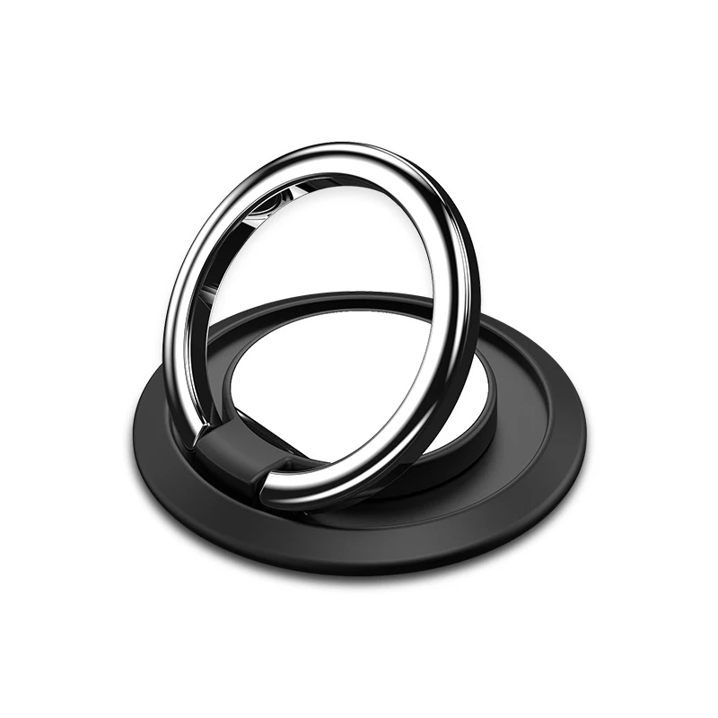 

IMIDO Finger Ring Mobile Phone Smartphone Stand Holder For iPhone XS Huawei Samsung cell Smart Round Phone Ring holder Car Mount