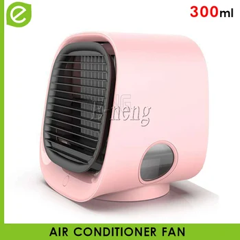 

2020 New Mini Anion Air Conditioning Cool Fan 300ml water tank Air Purification 3 Speed USB Portable Fans with night light