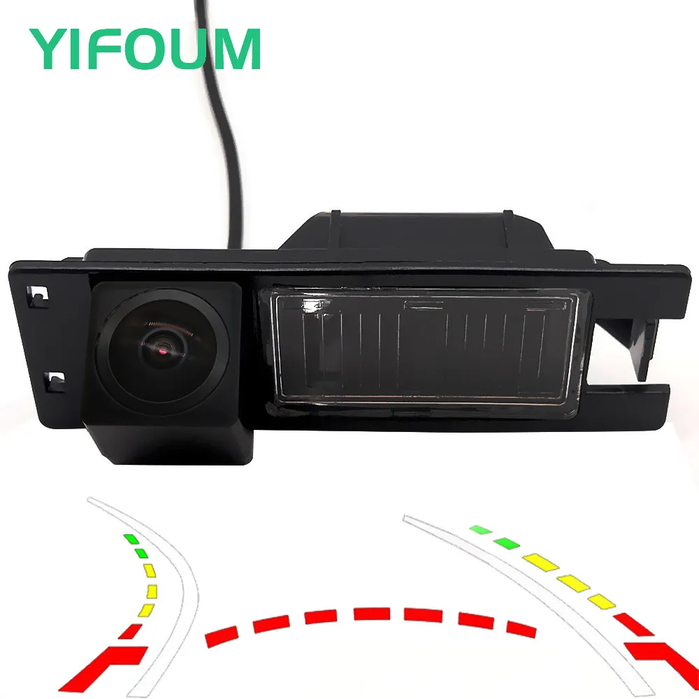AHD Fisheye 12LED 동적 궤도 자동차 후면보기 카메라 Alfa Romeo 147 156 159 166 GT Brera MITO Stelvio Giulietta Nuvola