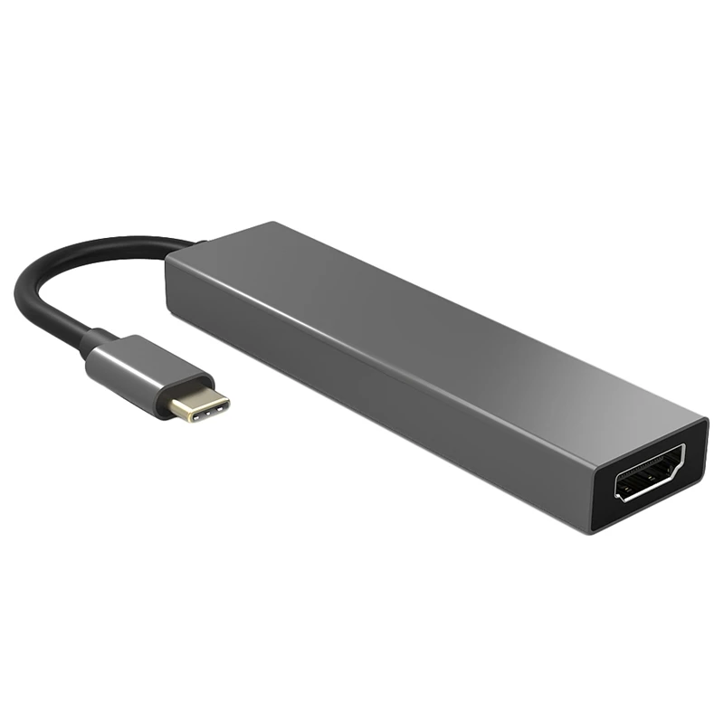 FULL-Thunderbolt 3 концентратор Usb-C Usb 3,1 type C до 3Xusb3. 0 концентратор Tf sd-карта 5в1 кабель мини-многопортовый адаптер для Pro