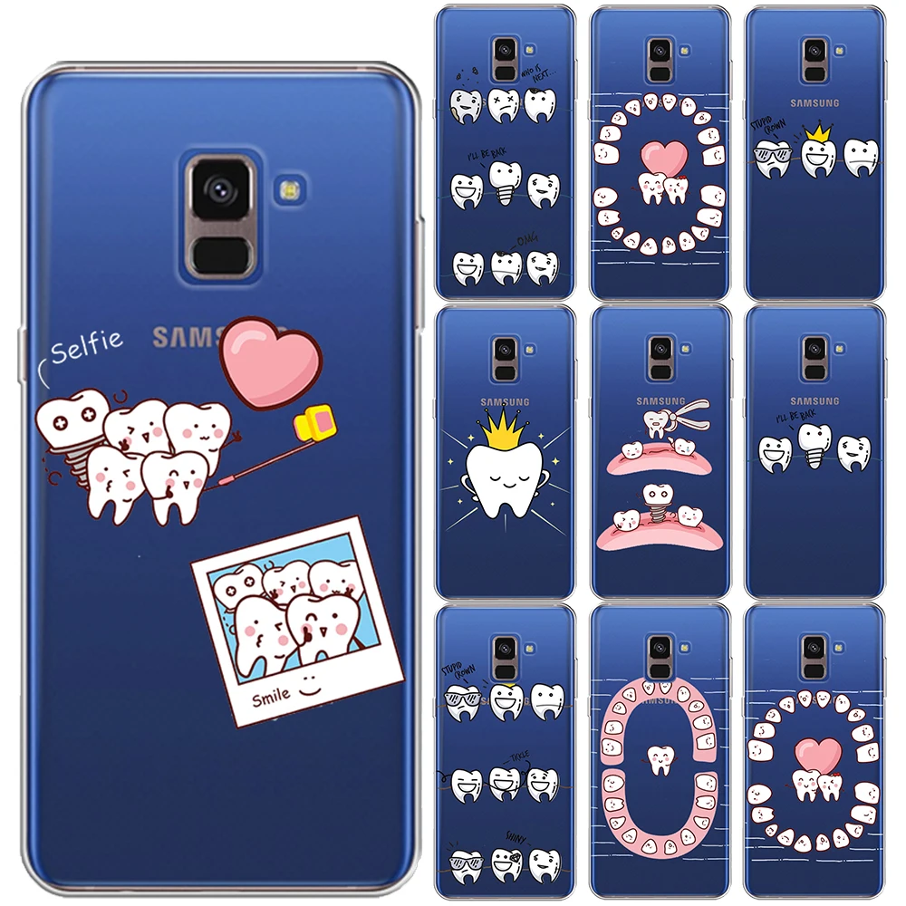 Стоматологический чехол для Samsung Galaxy A6 A8 Plus A9 A7 2018 A3 A5 2017 A10 A20 A30 A40 A50 A60 A70 A80 A90 |