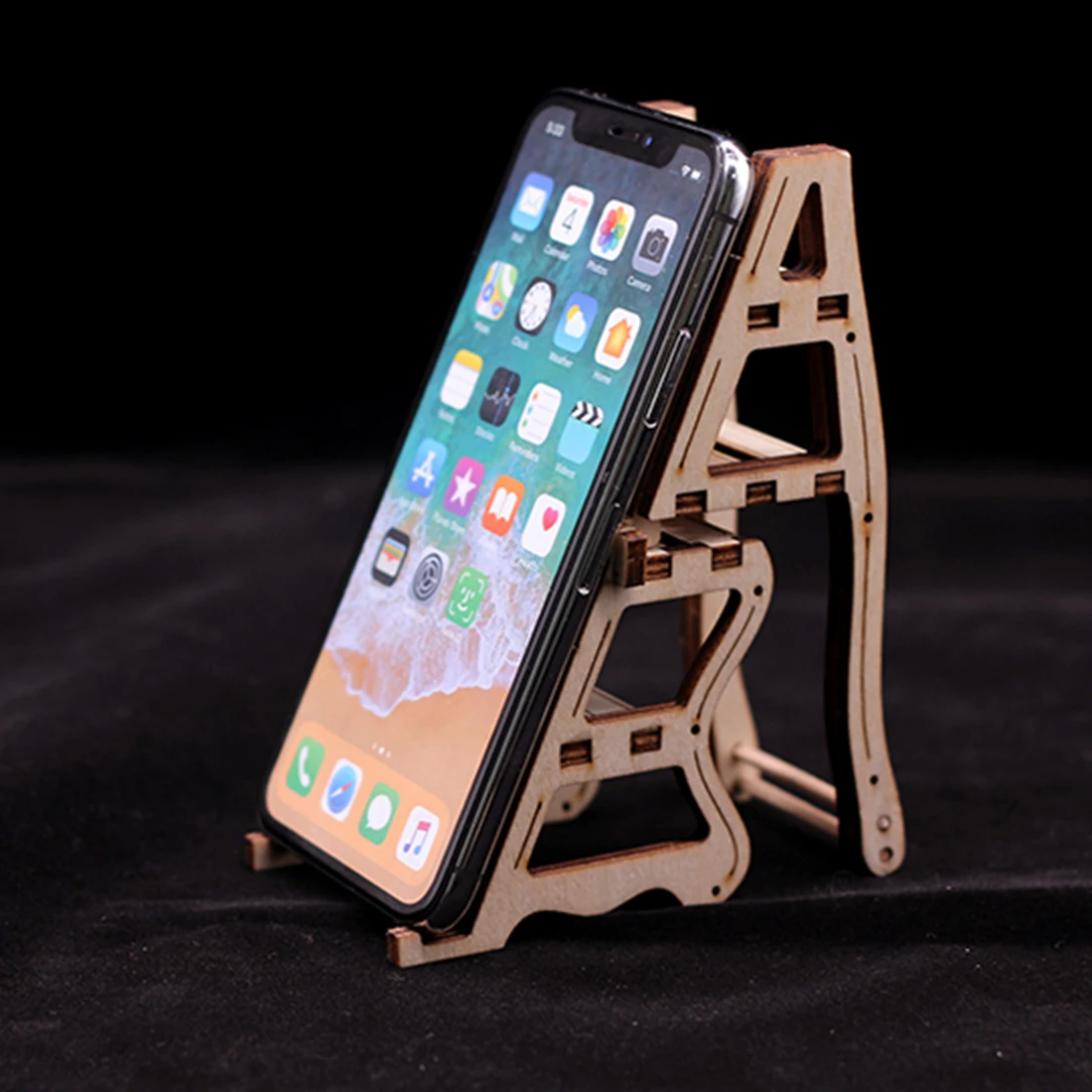 3D DIY сборка деформация стул держатель телефона модель деревянные механические Пазлы Модель Строительные наборы Декор для дома комнаты