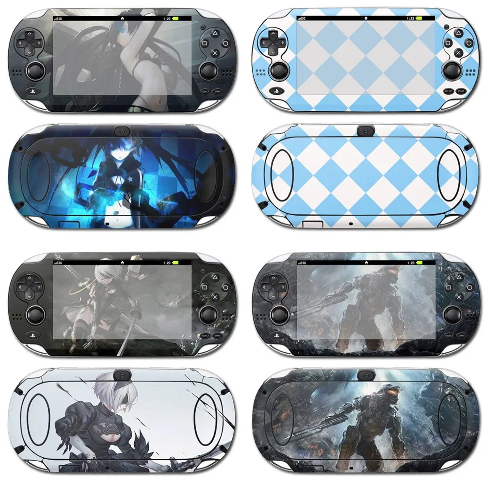 Design Waterproof Games Accessories Vinyl Decal for PS vita 1000 Skin Sticker