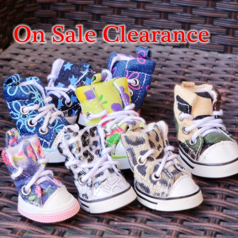 On Sale Clearance Stock Pet Shoes For Small Dogs Autumn Winter 4pcs/set Chihuahua Yorkie Terrier Cat Boots Accessories Goods