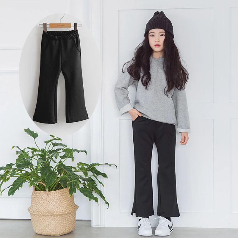 cotton bell bottom pants
