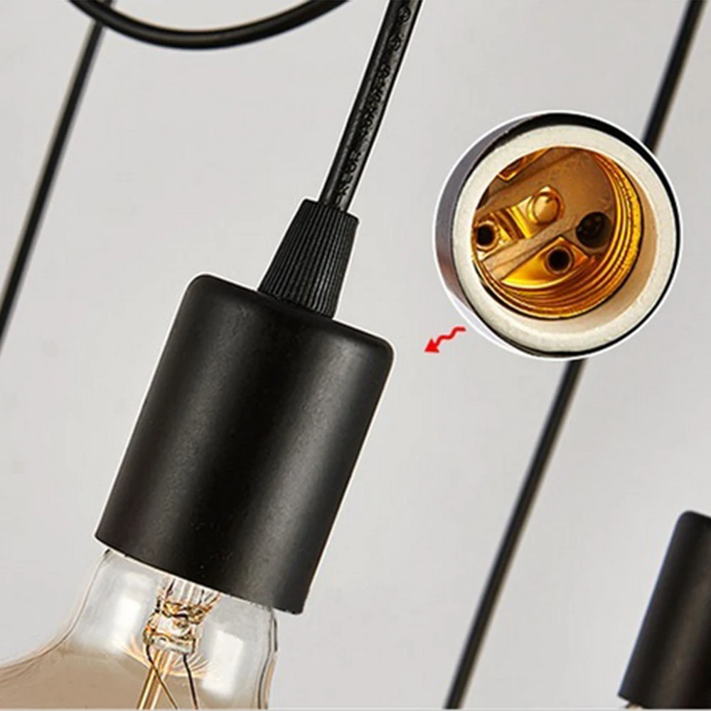 Nordic Retro Ceiling Light Bedroom Decor Spider Ceiling Lights Vintage Loft Industrial Hanging Lamp Cafe люстра потолочная