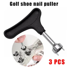 Hot 3 Pcs Steel Golf Shoes Handheld Spikes Wrench Remove Replacement Tool Training Aids MVI-ing