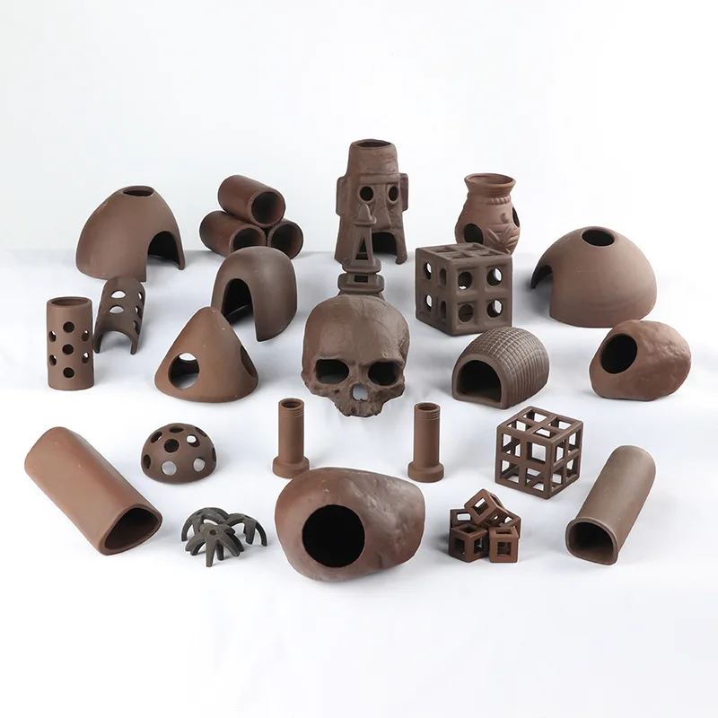 Укрытие для рыб и креветок керамическое украшение аквариума керамика корзина