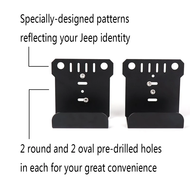 Дверная вешалка для хранения кронштейн для JEEP Wrangler JK JKU TJ JL JLU YJ настенное крепление для хранения автомобильные аксессуары