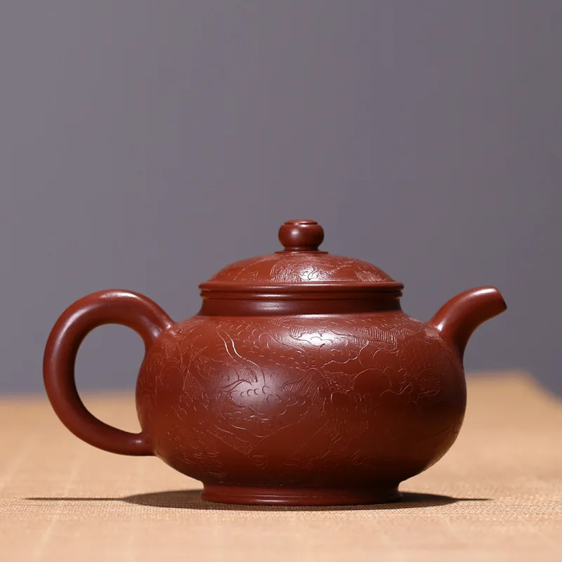 Исин ручной чайник Дракон dahongpao ni кунг-фу чайник