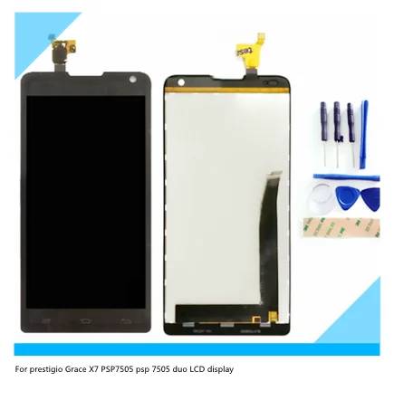 

AICSRAD 2019 new For prestigio Grace X7 PSP7505 psp 7505 duo LCD display and Touch Screen Assembly perfect part x 7 +Tools