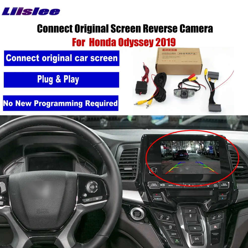 

Liislee Car Rear View Reverse Camera For Honda Odyssey 2019 Compatible Original Factory Screen Monitor Compatible Parking Camera