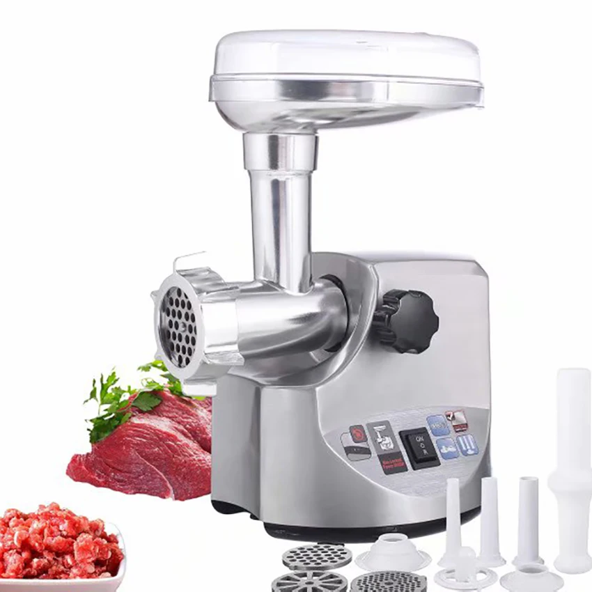 

3000W Electric Meat Grinder Mincer Household Commercial Multi-Function Sausage Stuffer Maker Meat Chopper Grinding Machine 220V