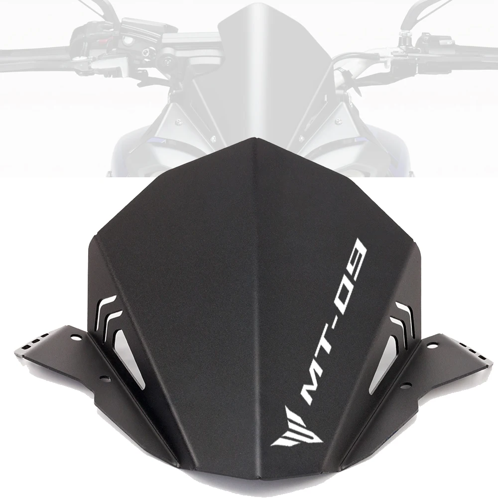 Motorcycle Aluminum Kit Deflector Windshield Windscreen For YAMAHA MT09 MT-09 FZ-09 2017 2018 2019 2020 Motorbike Wind | Автомобили и