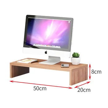 

Simple style home computer monitor heightened office neck guard computer base desktop sundries finishing storage table