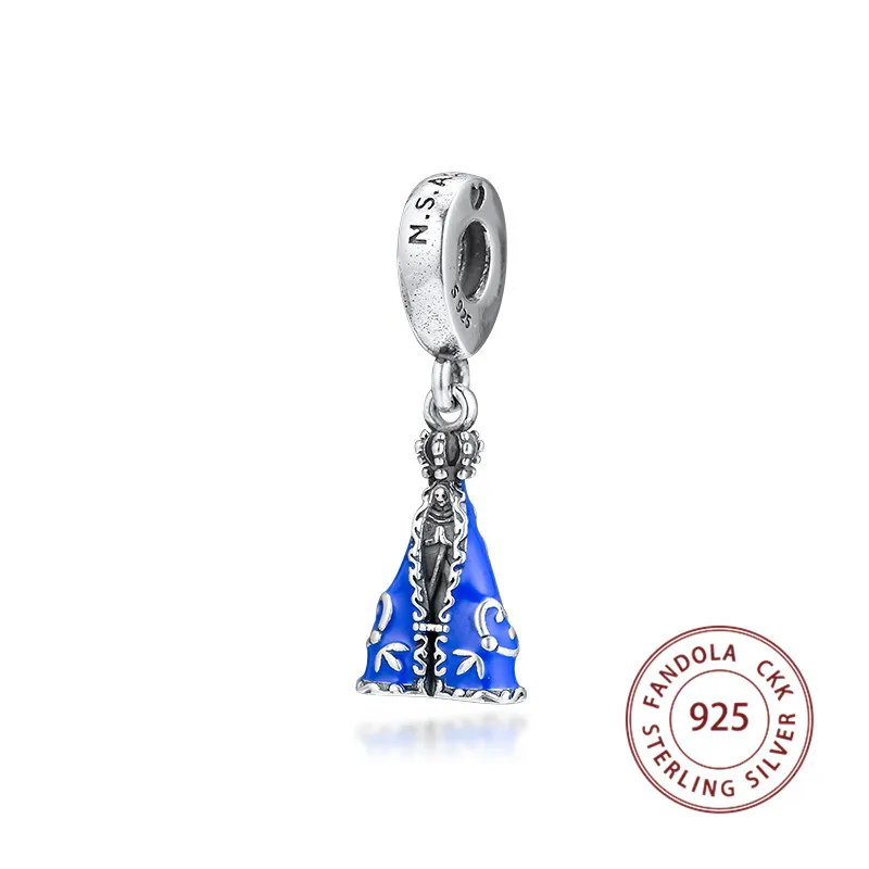 CKK Fit Pandora браслет ожерелье 925 серебро динозавр бусины Подвески Серебро DIY