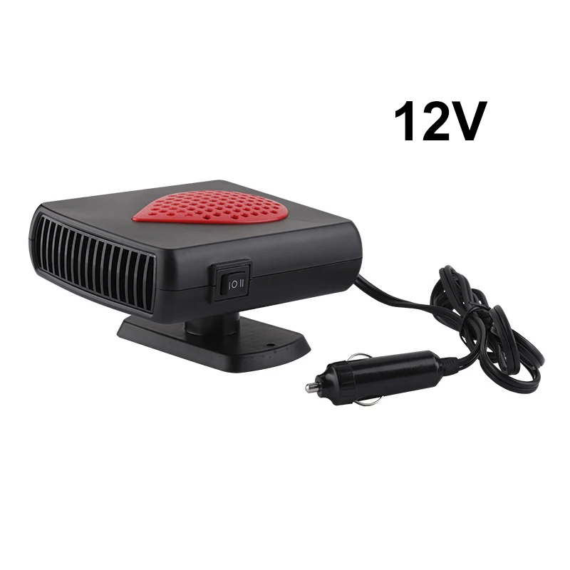 Обогревателя автомобиля 12 V-24 V 150W интерьер автомобиля аксессуары отопления тепловентилятор окна тумана жидкость для снятия зимние теплые Accessries - Название цвета: 12V Red