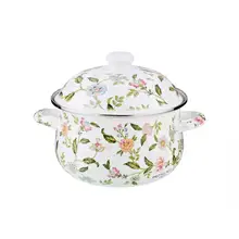 Кастрюля AGNESS, 2,7 л, цветы