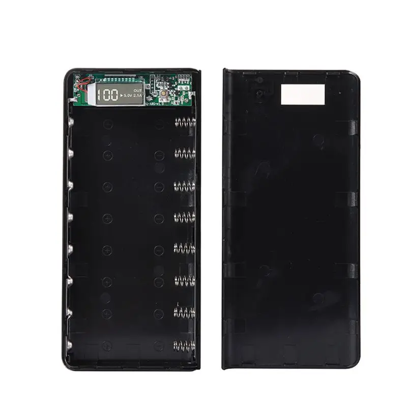 Бесплатный сварочный Мобильный Внешний аккумулятор DIY комплекты 8x18650 чехол для аккумулятора для смартфона без аккумулятора
