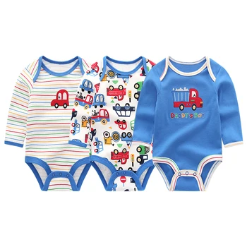 

New born Baby Clothing jumpsuits Baby Boy Girl Romper Long Sleeve Infant Roupas de bebe Clothes O-neck Baby Product