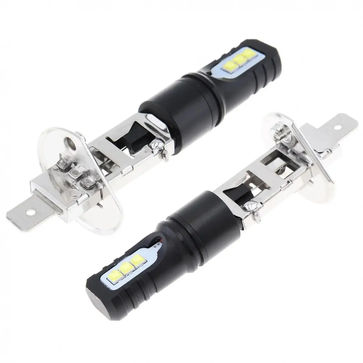 2 шт 12V H1 COB SMD светильник s 1200LM 6500 K-7500 K белый автомобиль, вождения, бега авто светодиодные лампы Светильник лампы