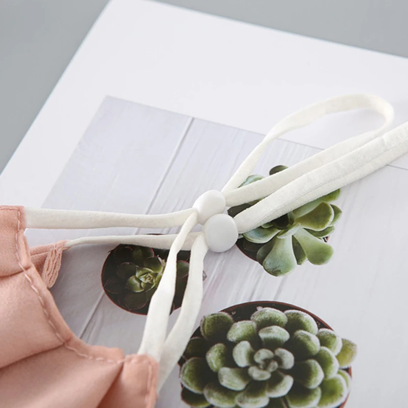 Double Sided Silk Breathable Face Mask Washable Summer Sunscreen Windproof Masks Outdoor Women Solid Face Mouth Masks Wholesale