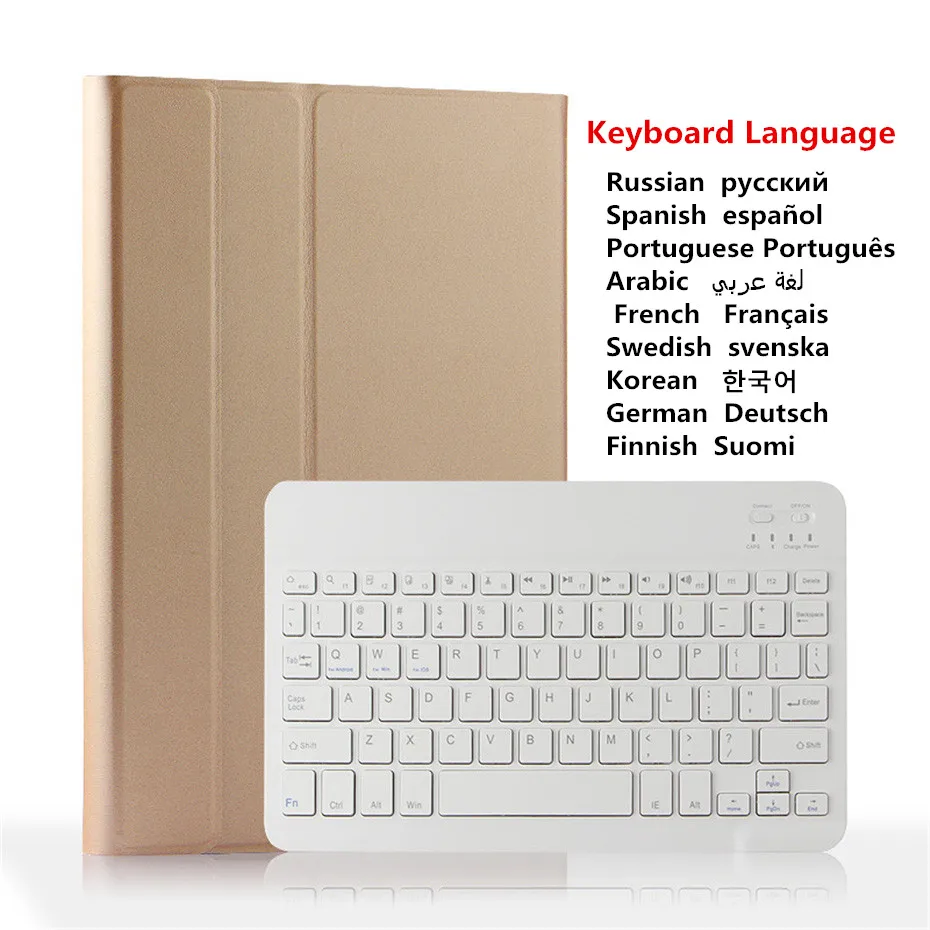 

Bluetooth Keyboard Leather Case for iPad Pro 11 Tablet Cover For iPad Pro 11 Inch 2018 A1980 A2013 A1934 A1979 Tablet case
