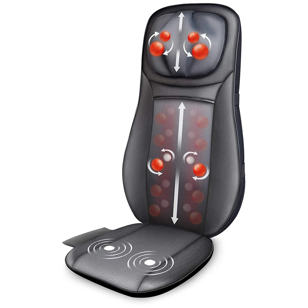 Шиацу массажер для шеи и спины с тепловым полным разминанием шиацу массажное