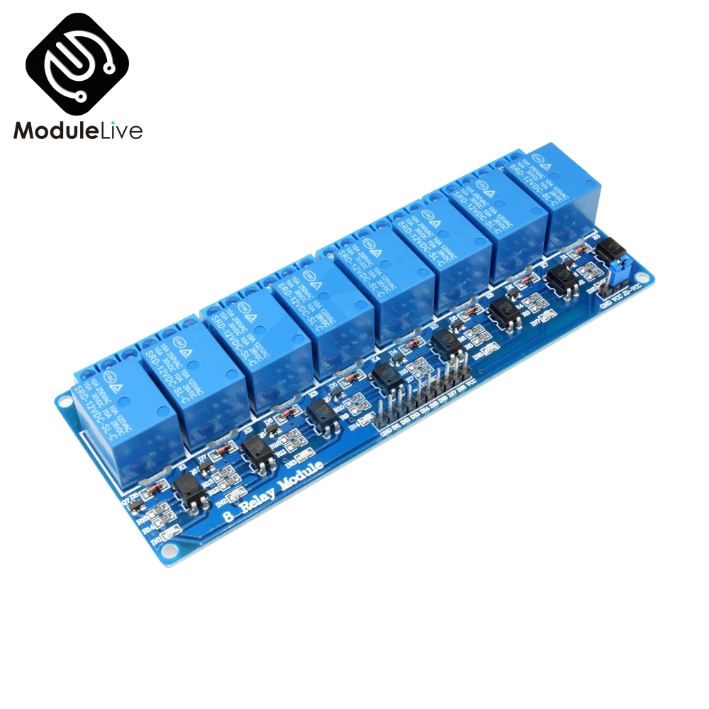 DC 12V 8-канальный сетевой видеорегистратор способ 8-CH триггерный релейный модуль с анод для Arduino UNO Mega 2560 1280 ARM PIC AVR инструменты