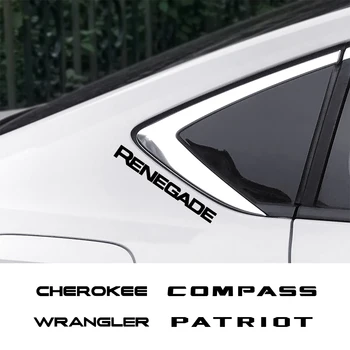 

4PCS/Lot Car Stickers For Jeep Cherokee Commander Compass Liberty Patriot Renegade Rubicon TrailHawk Wrangler Auto Accessories