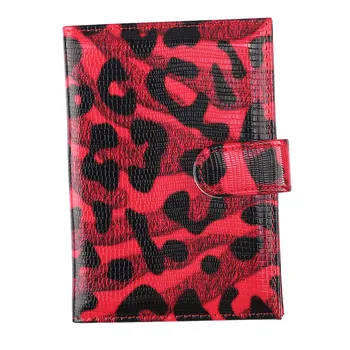

Travel Women Passport Cover Leopard Hasp Pu Leather Passport Holder Waterproof Unisex Passport Ticket Clip Card Holder Cover Bag