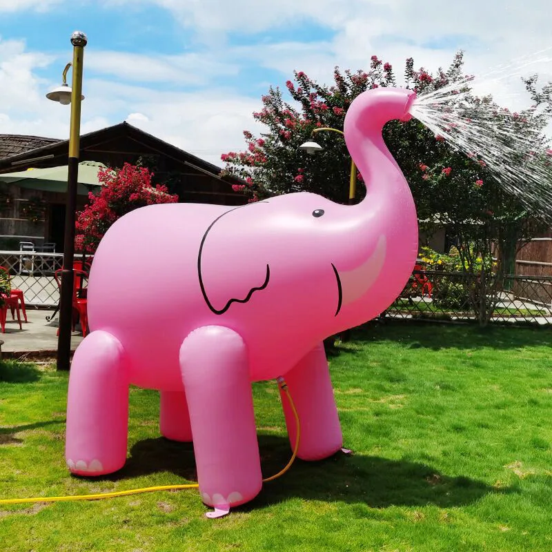 Summer Unicorn Home Garden PVC Elephant Animal Water Park Inflatable Sprinkle Water Toy Children Play Spray Toy For Baby