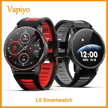 

2020 New L6 Smart Watch Heart Rate Blood Pressure IP68 Waterproof 360mAh Battery Life Sleep Monitoring VS SG2 L13 Smart Watch