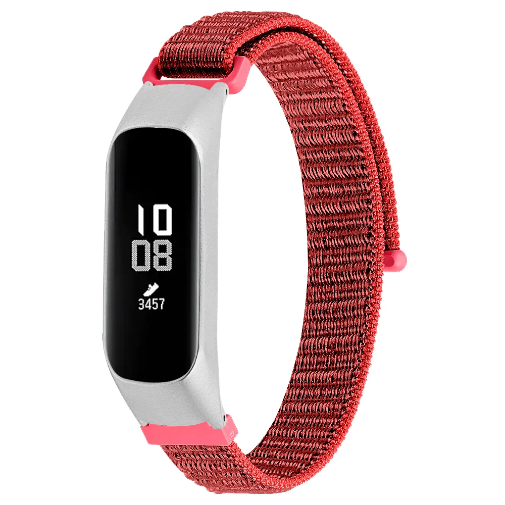 Нейлоновый ремешок для часов для samsung galaxy fit e SM-R375, ремешок для galaxy fit SM-R370, ремешок для умных часов с чехлом, аксессуары для браслетов