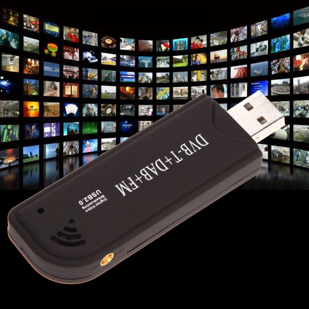 Новый ТВ тюнер USB 2 0 цифровой DVB T SDR + DAB FM HD приемник TV Stick RTL2832U FC0012 высокое