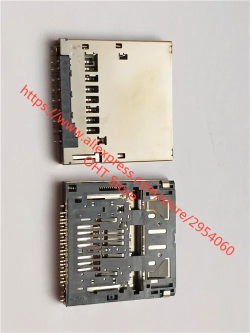 Бесплатная доставка Слот для карты памяти SD сборки запасные части Sony W320 W350 W510 W570