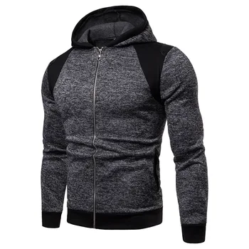 

European Code Man Leisure Time Even Midnight Loose Coat Cardigan Split Joint Sweater