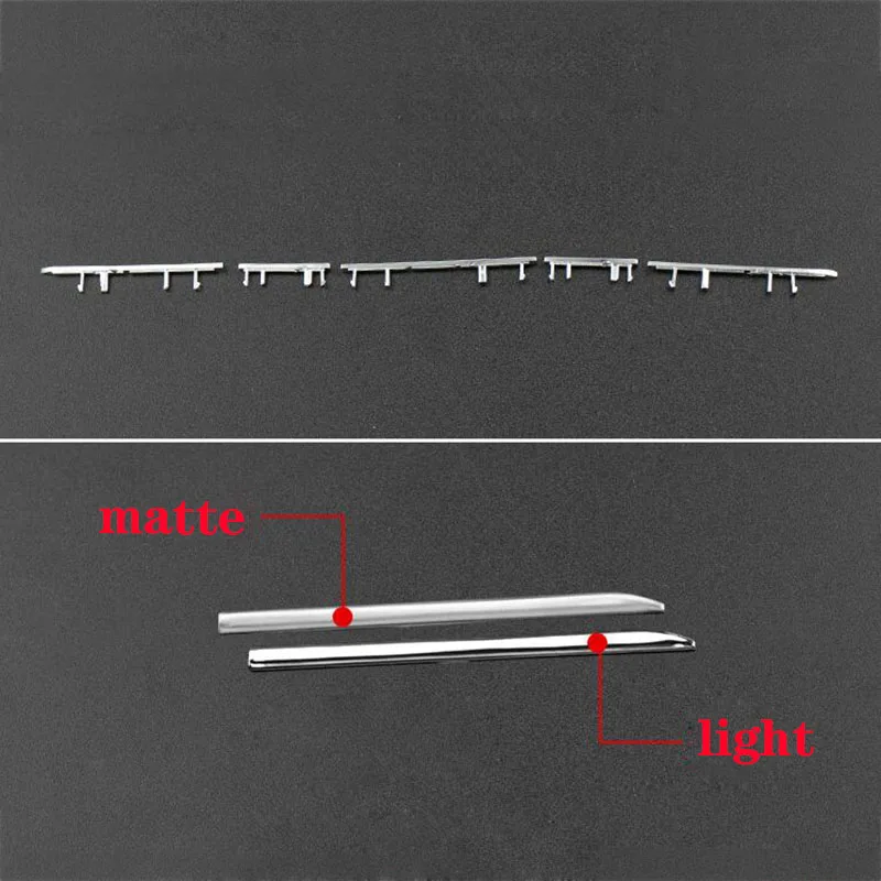 Car Interior Console Air Conditioning Buttons Decoration Trim For Mercedes Benz E Class W212 18-15 AUTO Accessories Light Matte car air conditioner trim air conditioner trim car moulding decoration interior mouldings interior moulding trim strip