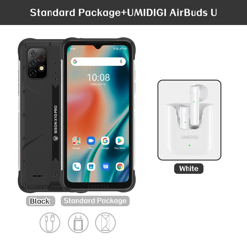 poco best camera phone 【24H Ship】UMIDIGI Bison X10 Pro 4+128GB IP68&IP69K Rugged phone Global version NFC Helio P60 20MP Triple Camera 6.53"HD+ 6150mAh best pocophone for gaming UMIDIGI