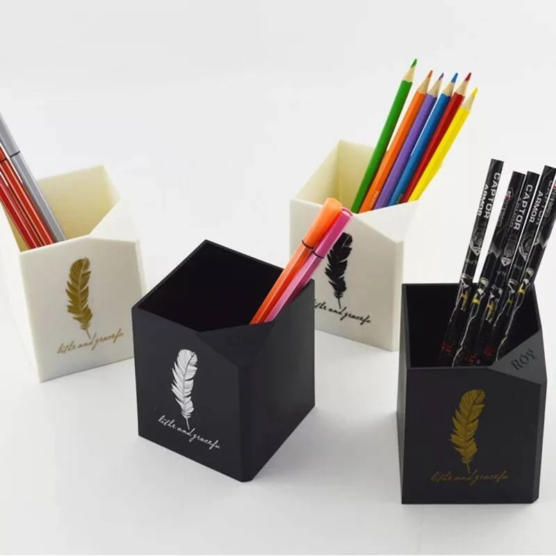 

Lovely Pen Container Creative Fashion Students Children Simple Multi-functional Storage Pen Holder Office Stationery Storage Box