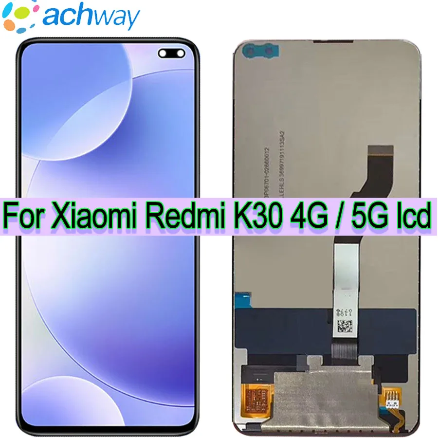 

New Tested 6.67"For Xiaomi Redmi K30 4G LCD Display Touch Screen Digitizer Assembly For Xiaomi poco x2 X2 Pro LCD K30 5G Display