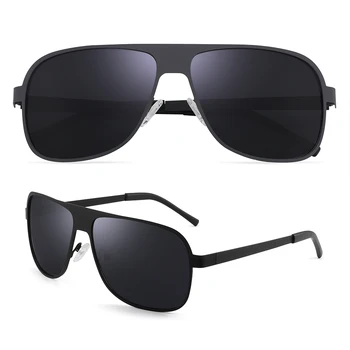 

Fashion high quality spot square metal frame size 56-15-135 UV400 men and women sunglasses