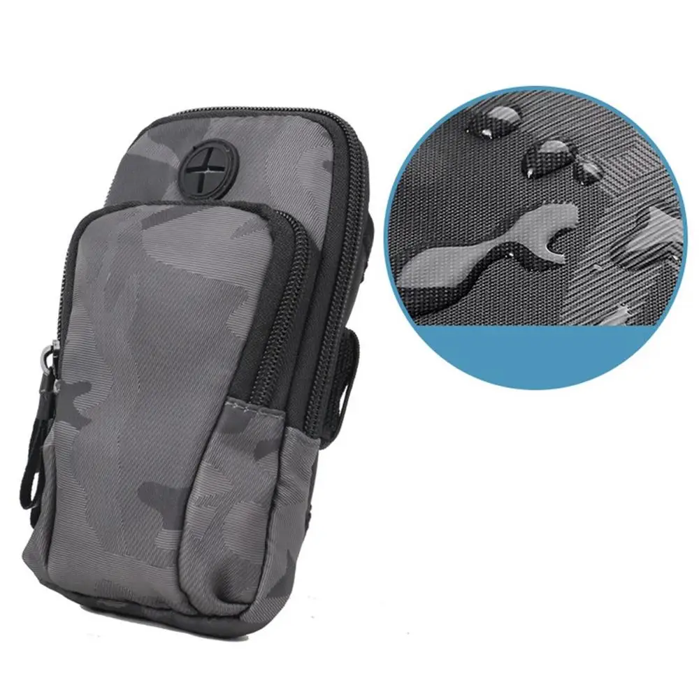 

RunningÂ Phone Arm Bag Sports Outdoor Climbing Waterproof Fitness GYMÂ Cellphone HolderÂ CaseÂ Armbands For Wireless Earphone Zipper