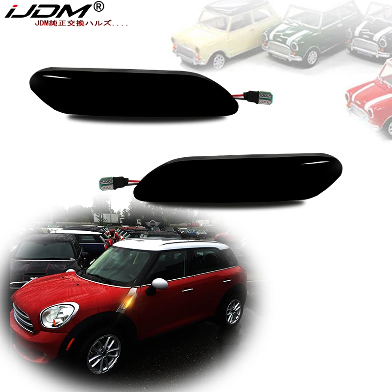 iJDM Fender Side Marker Blinker Lights For 2011 2016 MINI Cooper R60