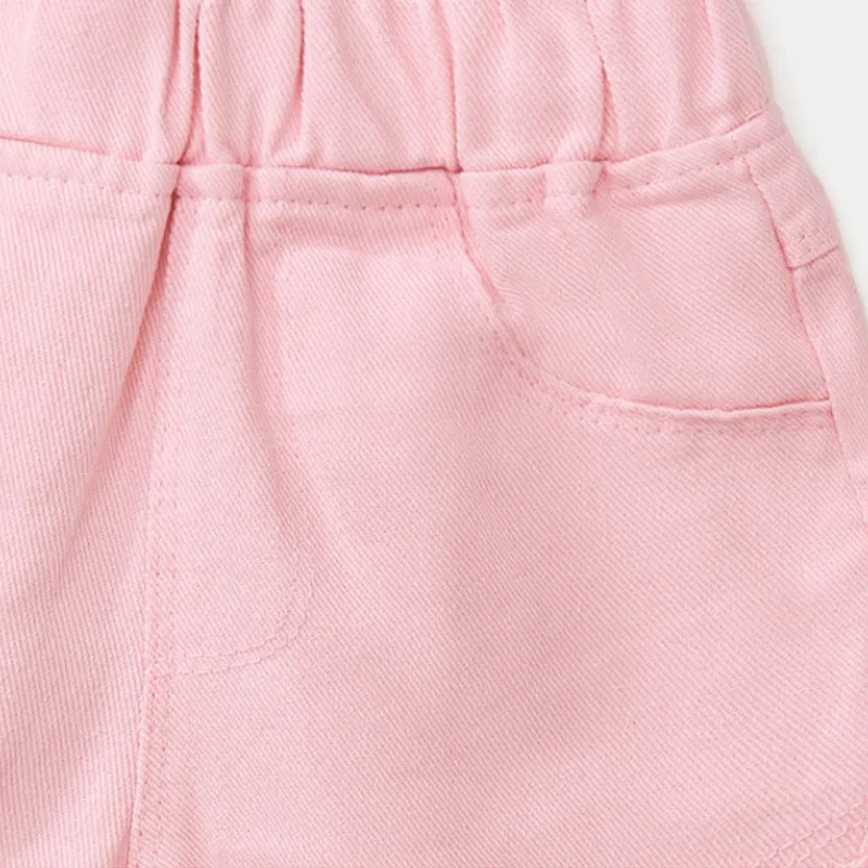 IENENS Girl Casual Shorts Kids Cotton Short Pants Five Colors Baby Bottoms Fit 4-11Y Child Casual Clothes Clothing