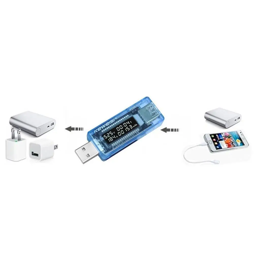 USB детектор вольт ток напряжение зарядное устройство измеритель емкости